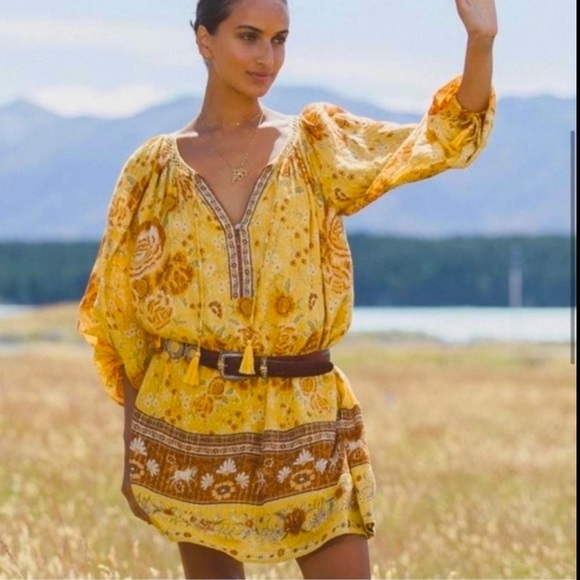 Spell & The Gypsy Mystic Tunic Dress| Sunflower🌻 - Picture 4 of 12